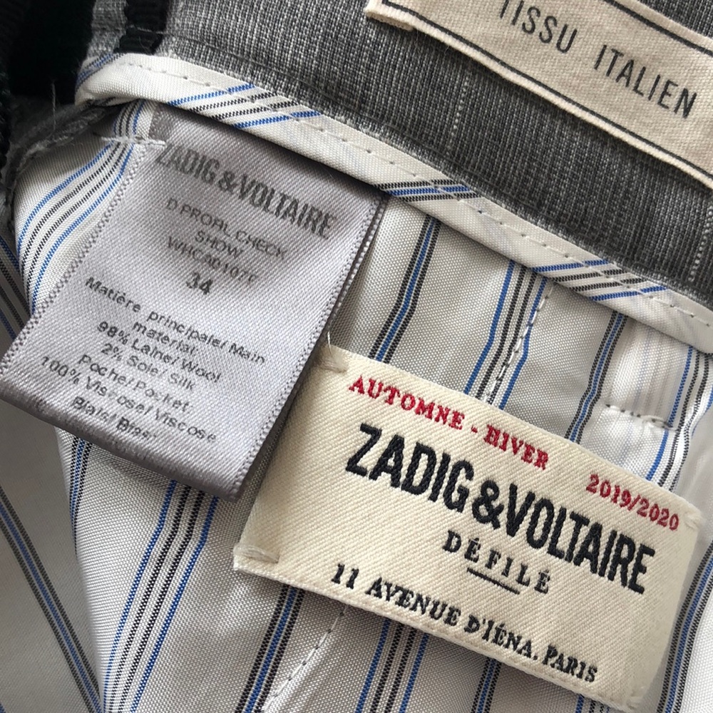 Zadig & Voltaire pair of pants